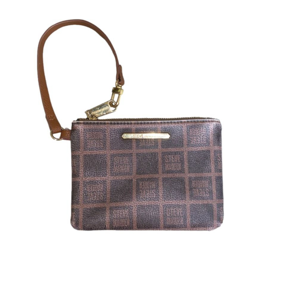 Women's Steve Madden Brown Wristlet Wallet